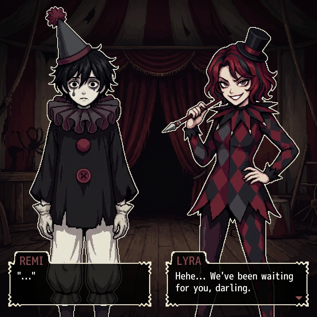 Pierrot and Harlequin